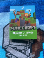Minecraft Gesichts-/Handtuch 30x50cm (blau)