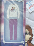 Frozen Mädchen Pyjama lang – Anna & Elsa | Gr. 98/104| 100% Baumwolle | SALE