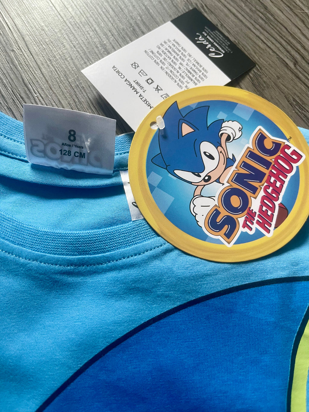 Sonic the Hedgehog Jungen T-Shirt – Blau | Größen 128–152