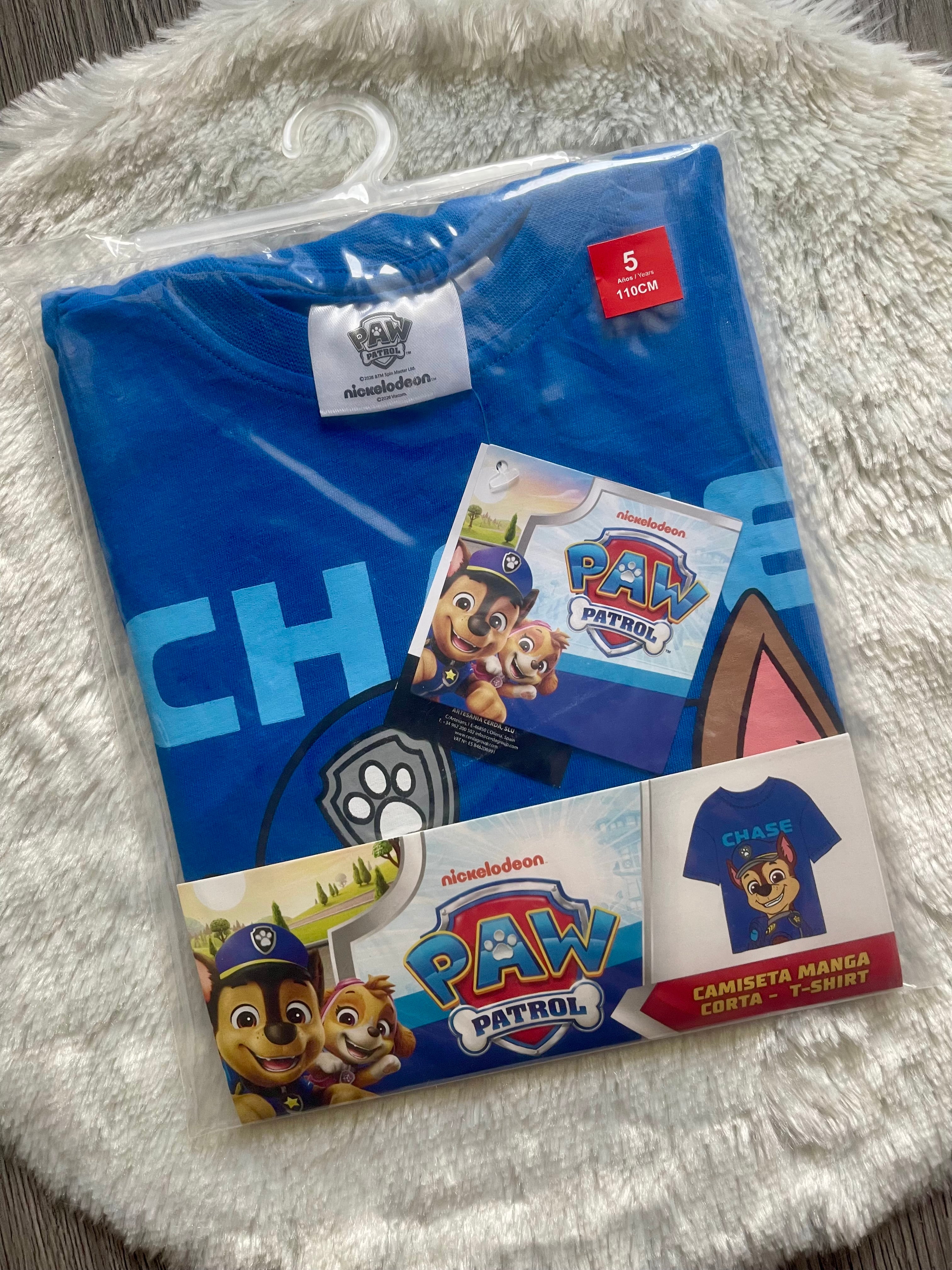 Paw Patrol Chase Jungen T-Shirt – Blau | Größen 98–110