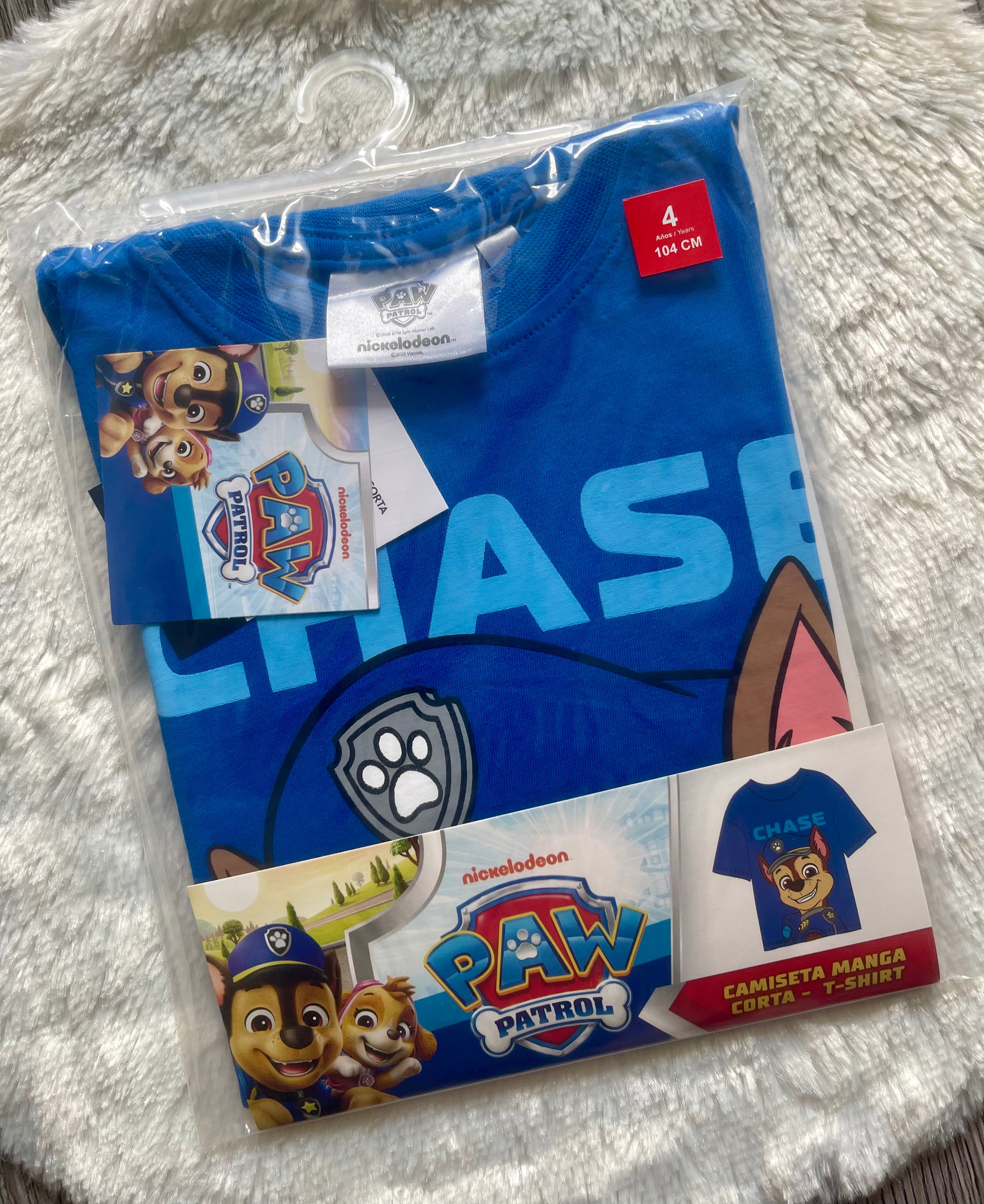 Paw Patrol Chase Jungen T-Shirt – Blau | Größen 98–110