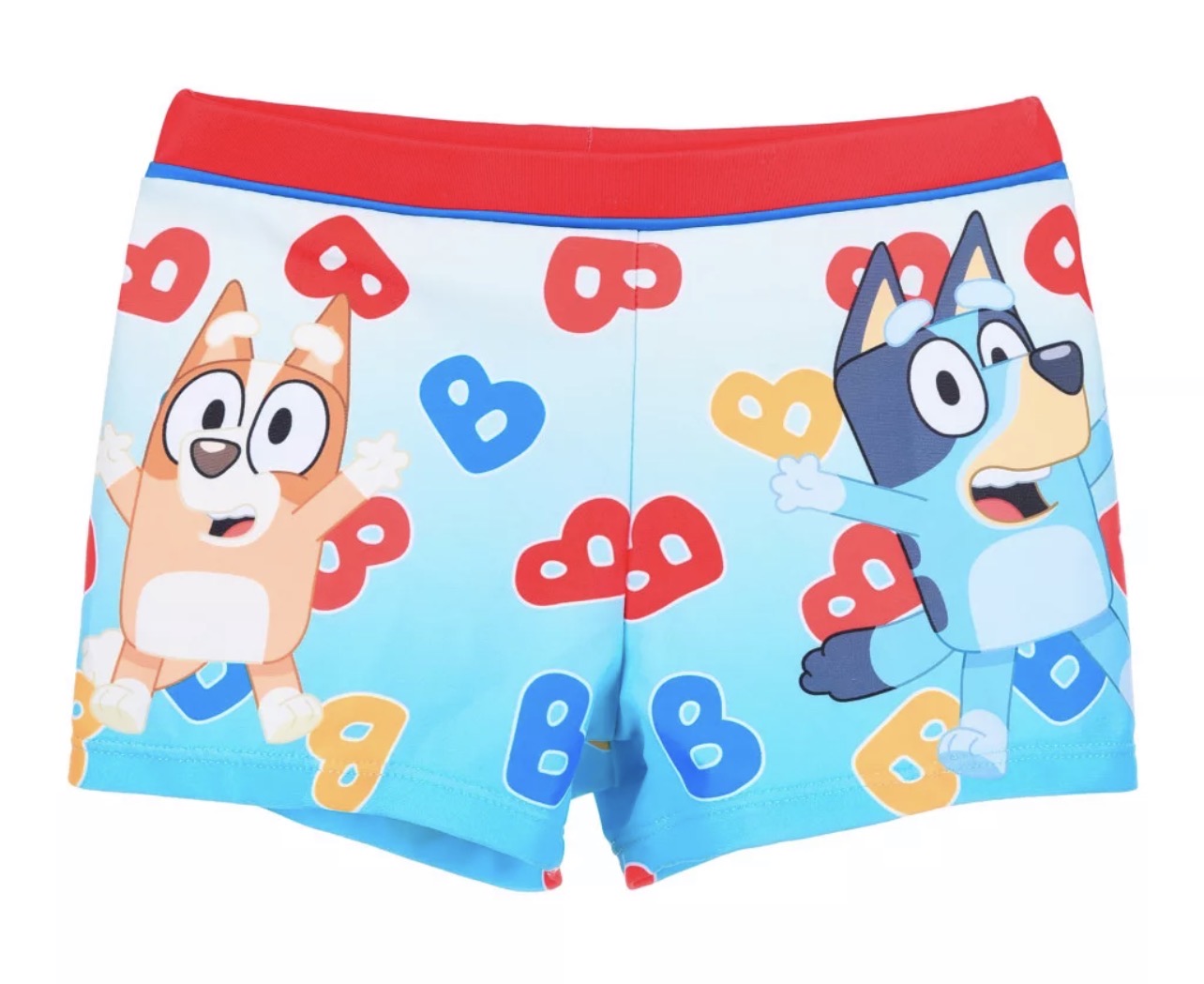 Bluey Jungen Badehose – Rot & Blau | Größen 98–116