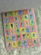Bluey Glitzer-Stickerblock mit 8 Stickerseiten