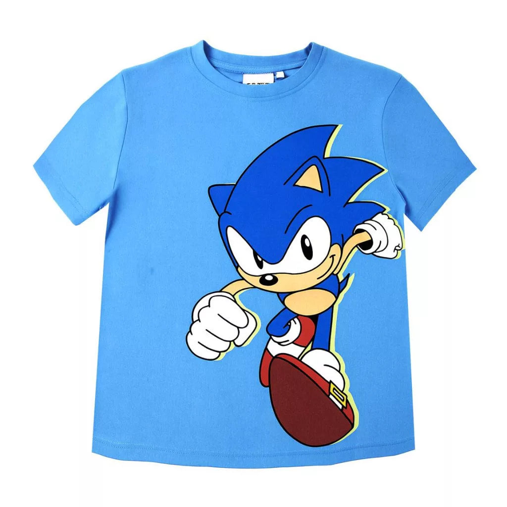 Sonic the Hedgehog Jungen T-Shirt – Blau | Größen 128–152