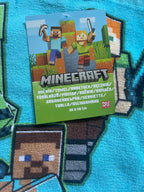 Minecraft Gesichts-/Handtuch 30x50cm (türkis)