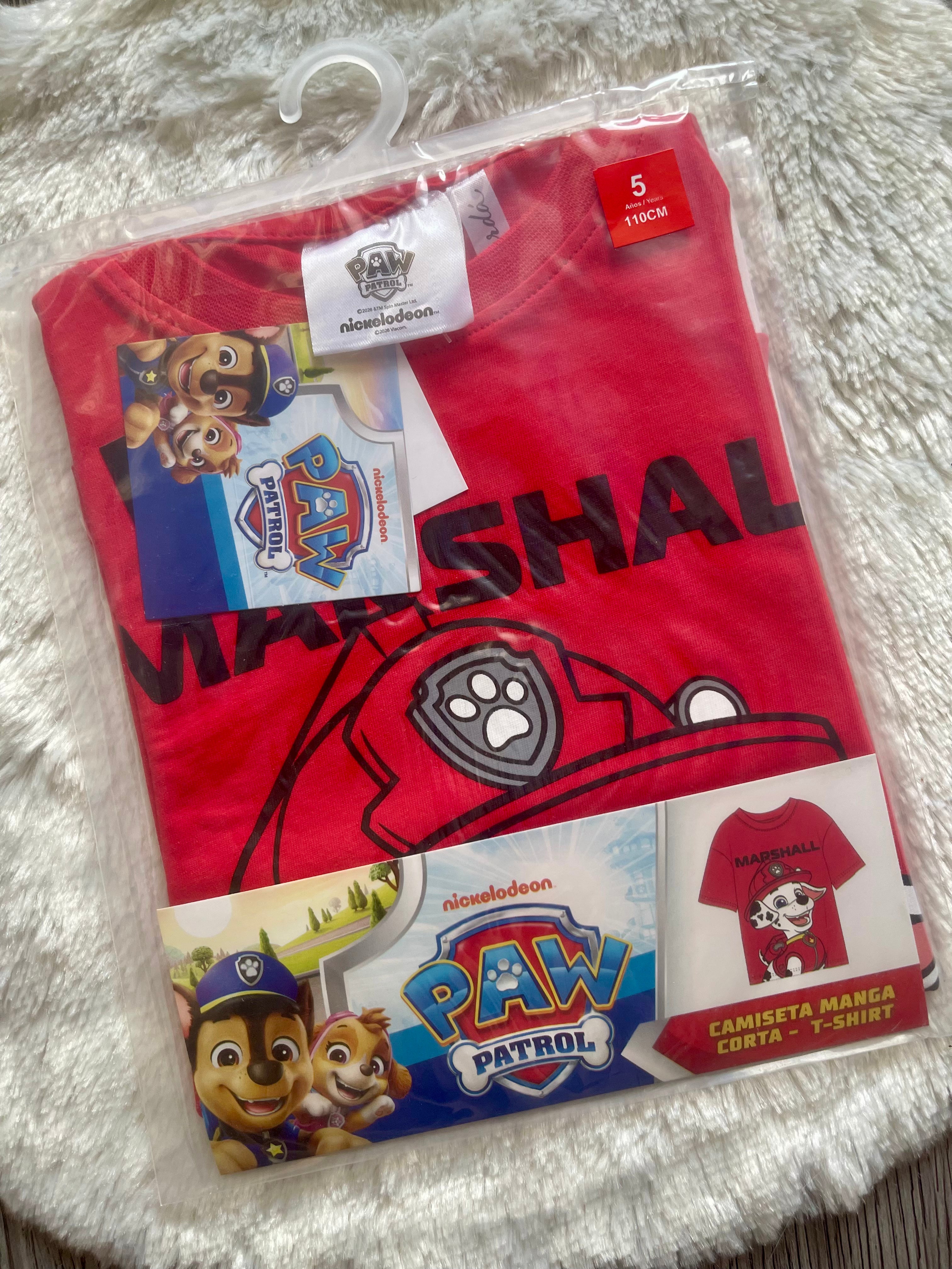 Paw Patrol Marshall Jungen T-Shirt – Rot | Größen 98–110