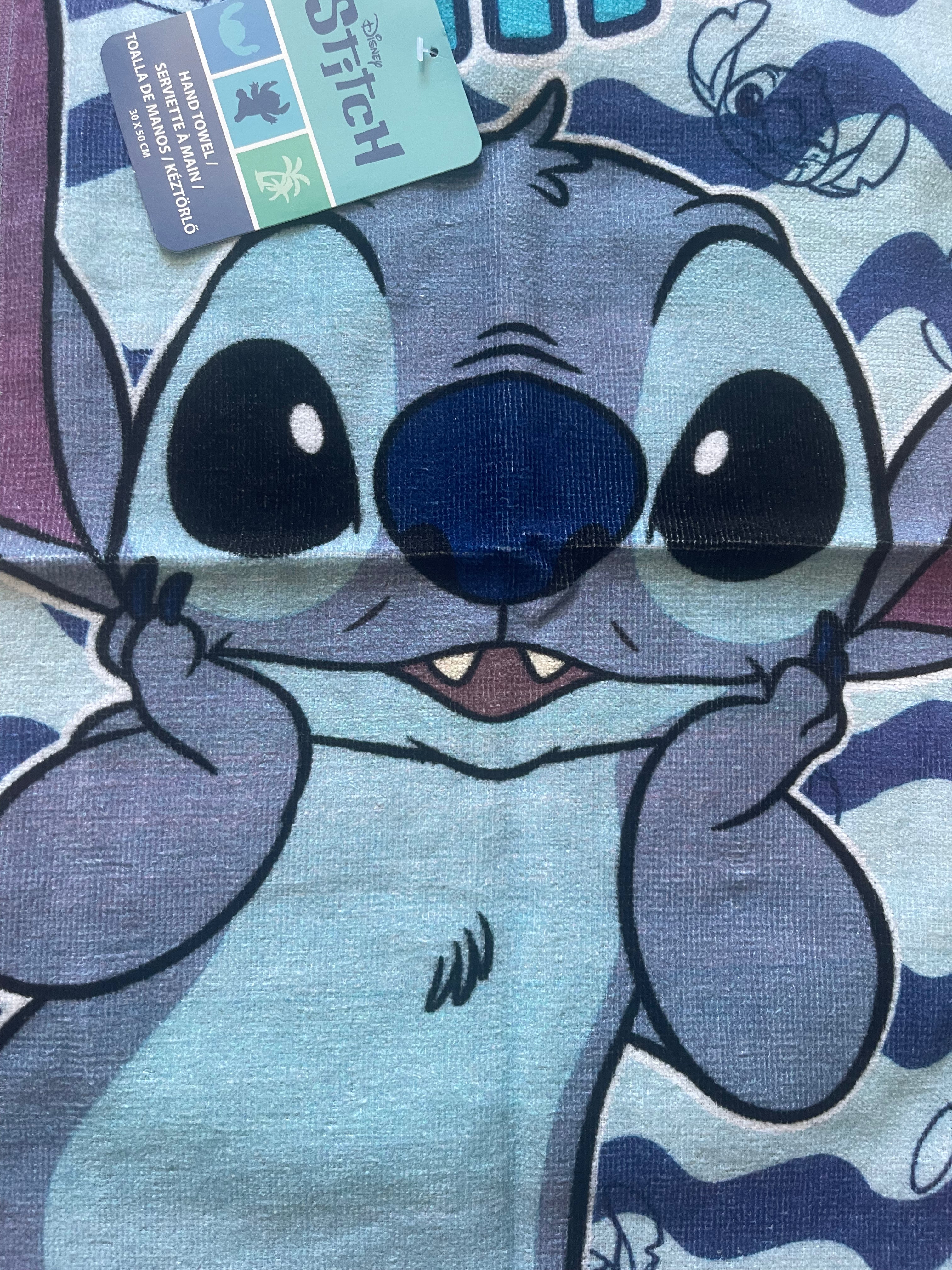 Disney Stitch Gesichts-/Handtuch 30x50 cm – 100% Baumwolle