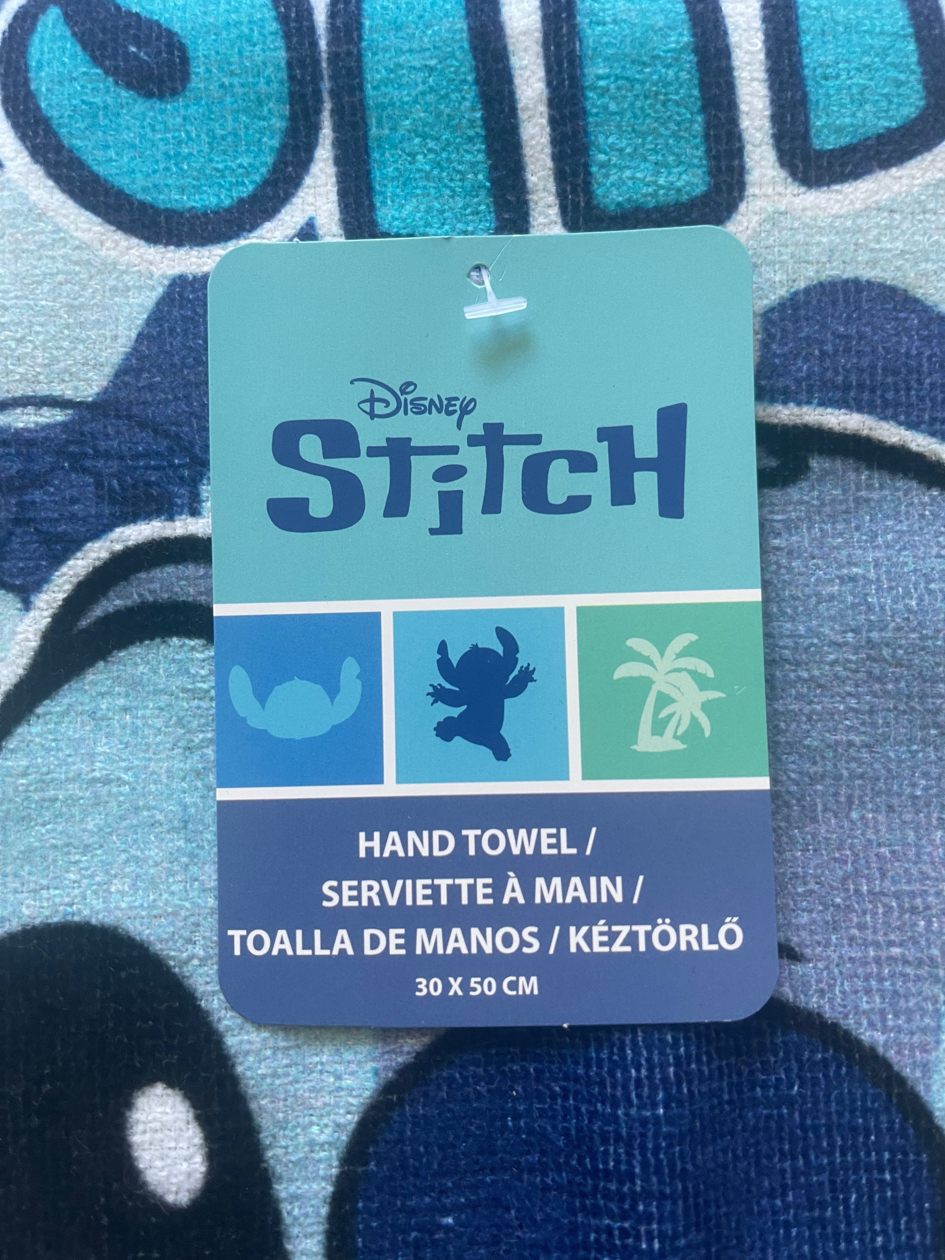 Disney Stitch Gesichts-/Handtuch 30x50 cm – 100% Baumwolle