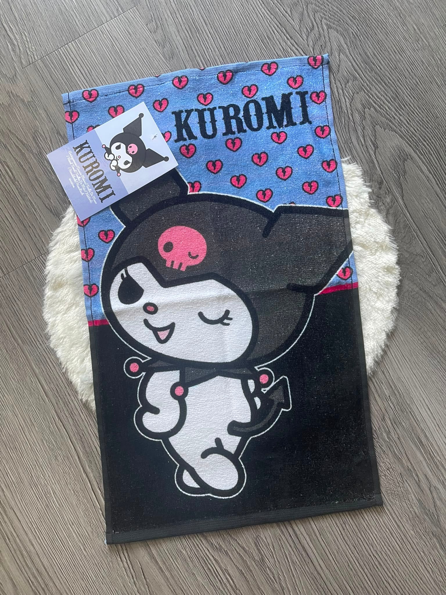 Kuromi Gesichts-/Handtuch 30x50cm