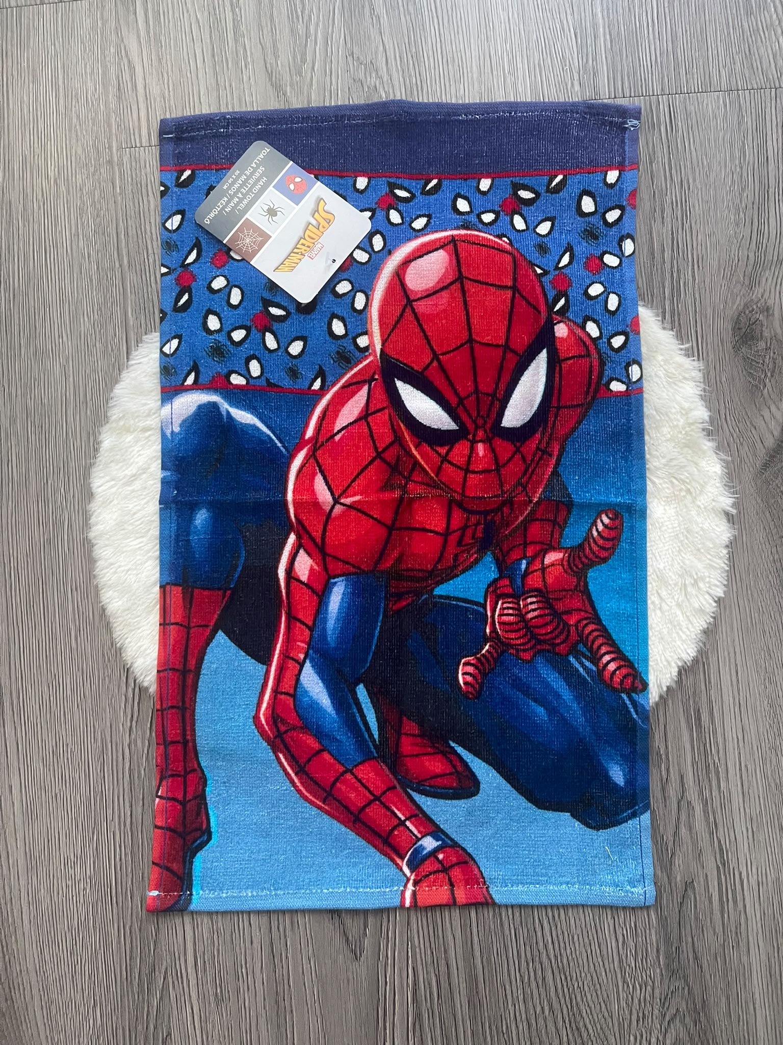 Spider-Man Gesichts-/Handtuch 30x50cm – 100% Baumwolle