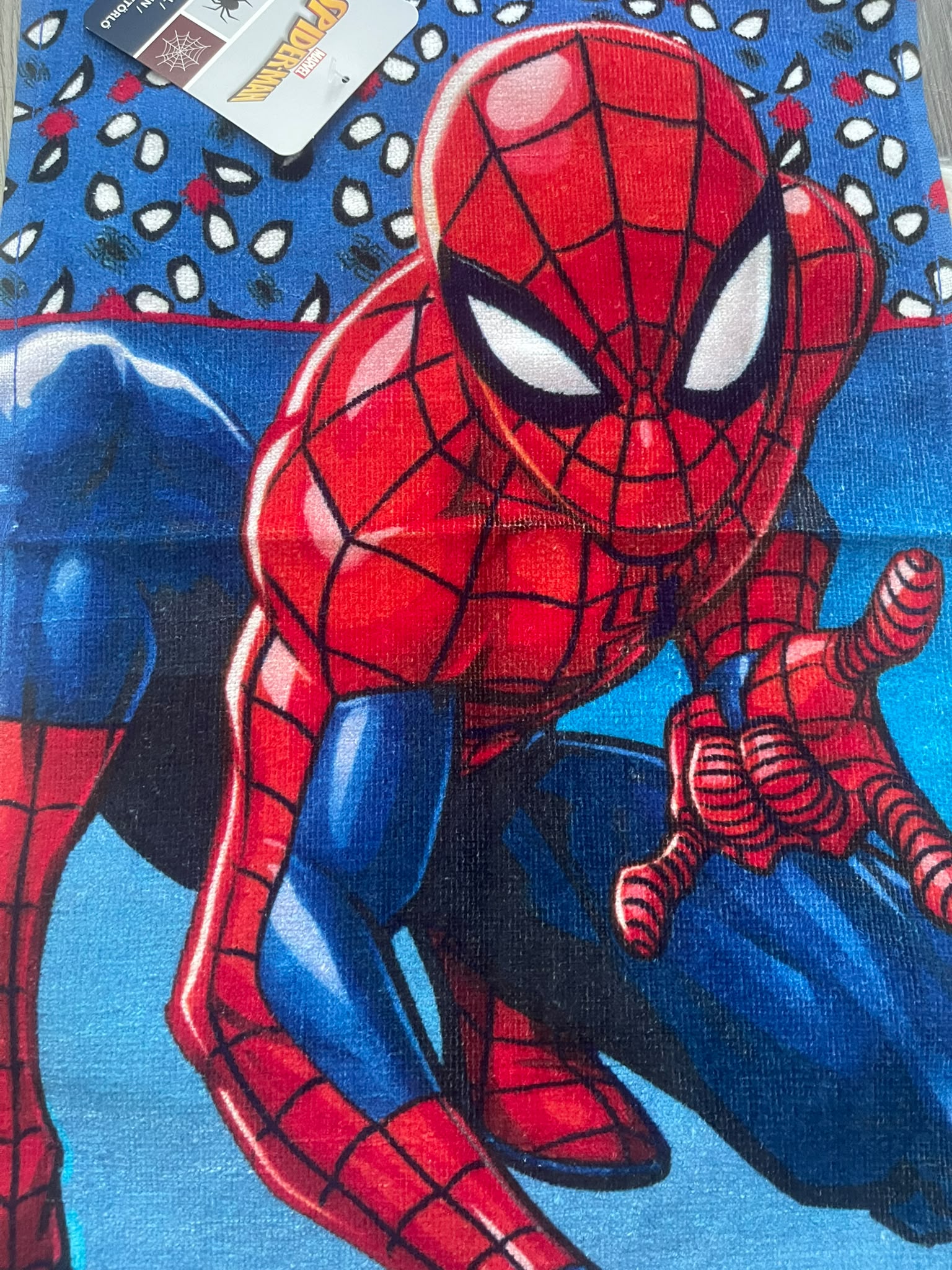 Spider-Man Gesichts-/Handtuch 30x50cm – 100% Baumwolle