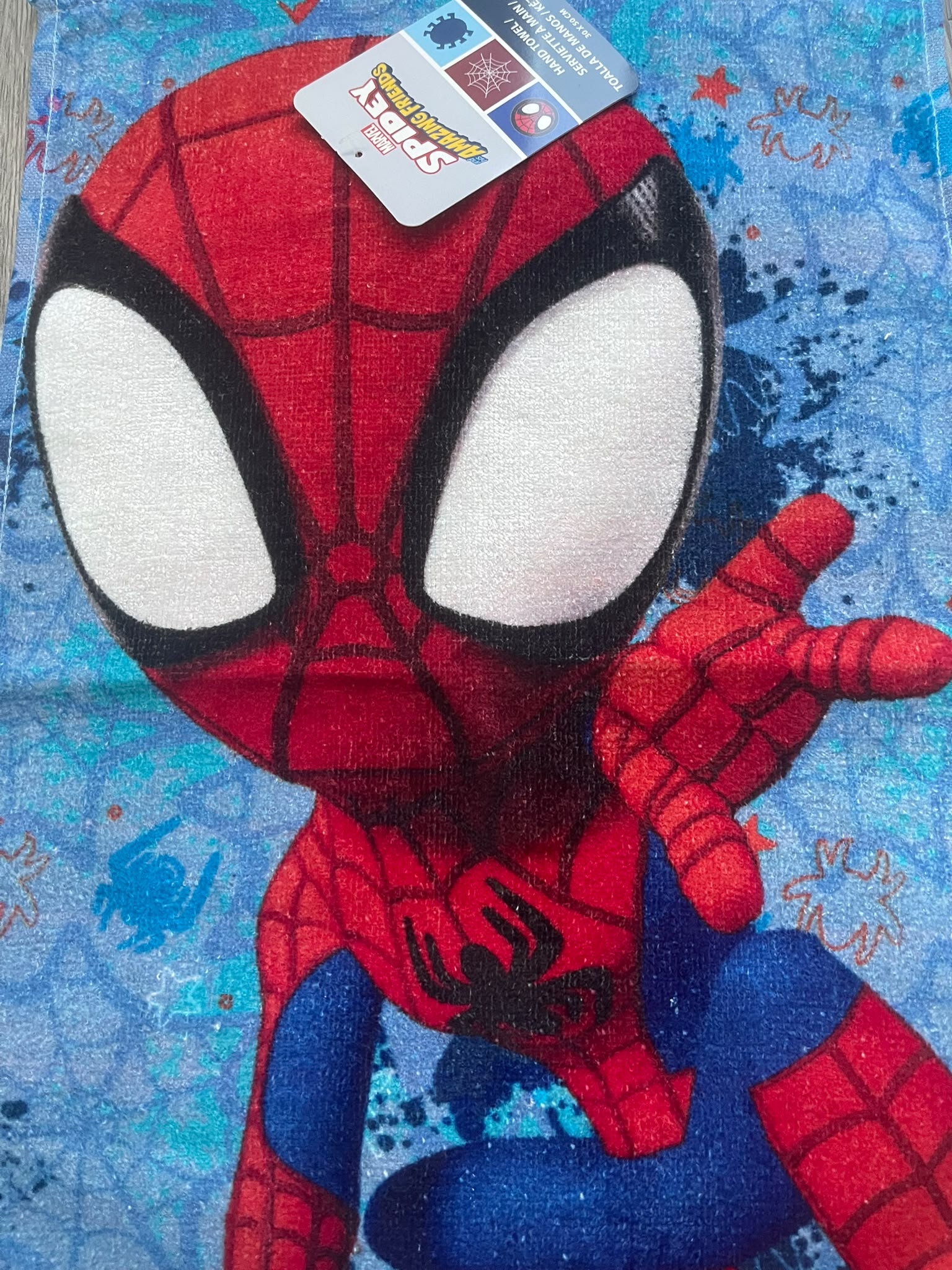 Spidey Gesichts-/Handtuch 30x50cm – 100% Baumwolle